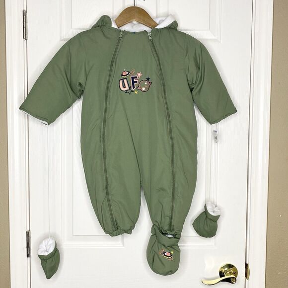 Vintage Baby MiniModa Snowsuit Removable Booties Size 36 Months= 3T Toddler - Picture 2 of 16
